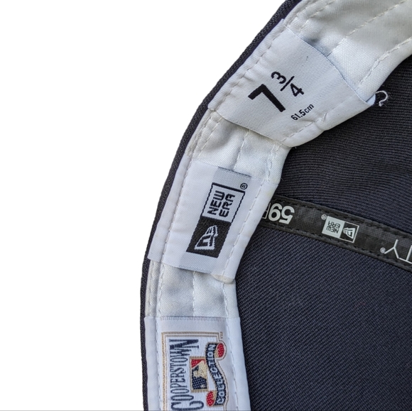 Vntg Seattle Mariners 30th Anniversary Wool Cooperstown New Era Hat Size 7&3/4 - Picture 14 of 14